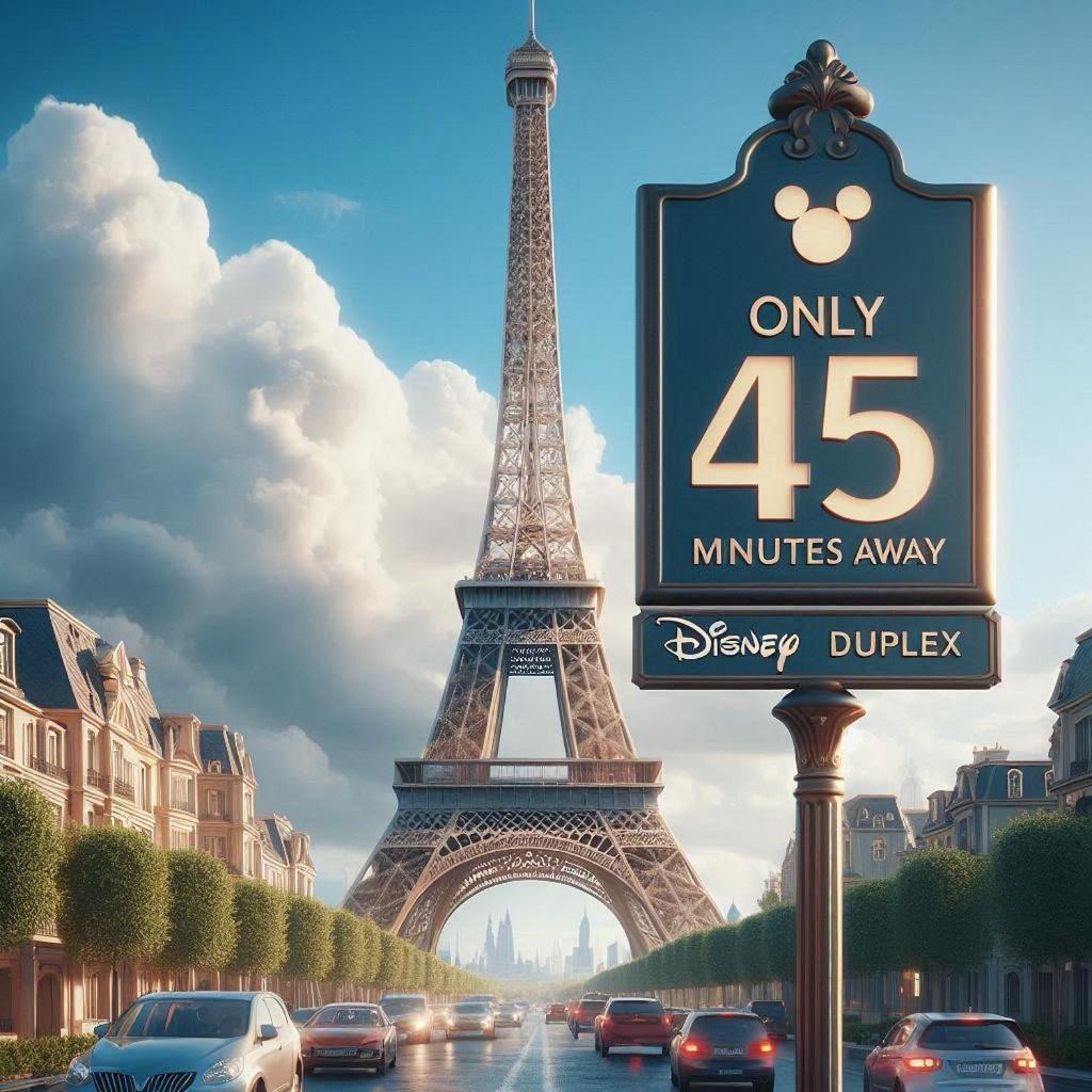 Duplex Disney Coupvray Eksteriør billede